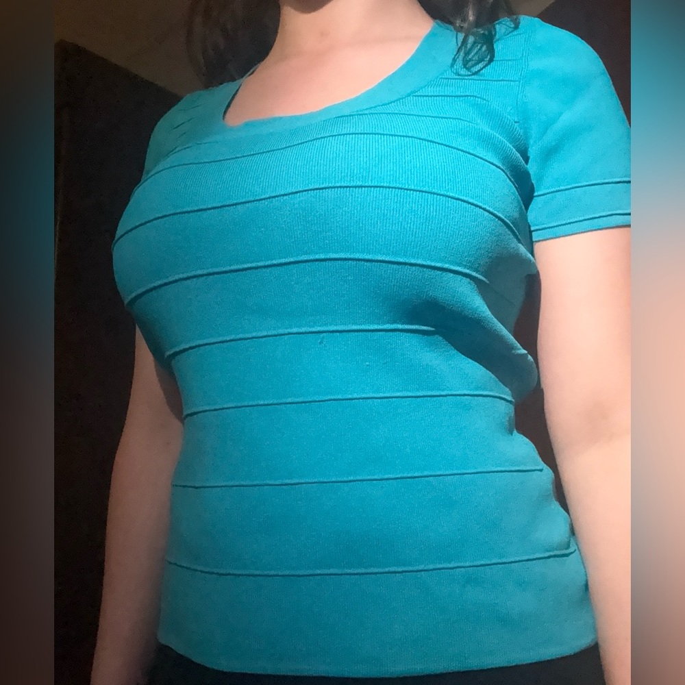 Cable & Gauge Vibrant Blue Short Sleeve Tee